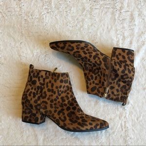A New Day Microsuede Leopard Fashion Boots Size 11
